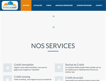 Tablet Screenshot of immocredit-tunisie.com